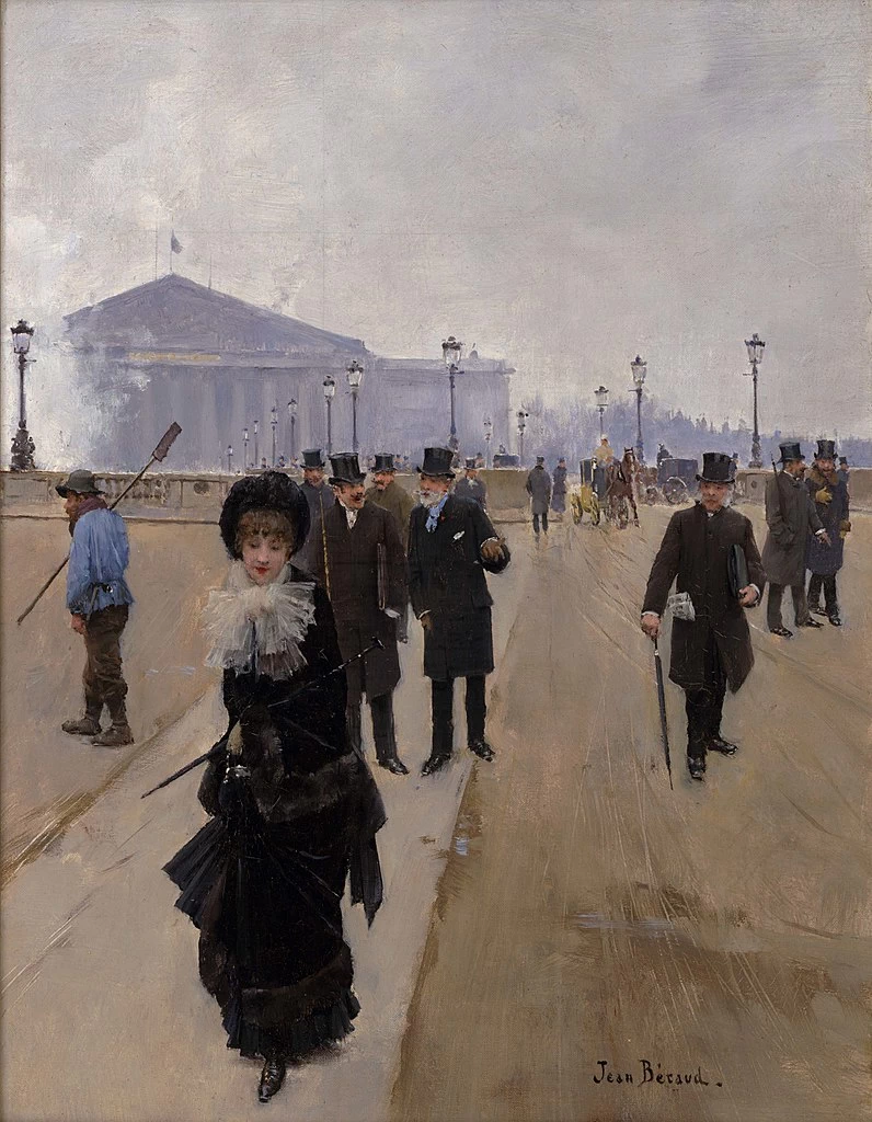 Scena da Place de la Concorde, 1875 - Museo Haggin, Stockton